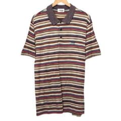 90s MISSONI SPORT ビンテージ半袖ボーダーポロシャツ イタリア製