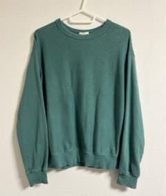 トレーナー 薄手 グリーン GU レディース Sのサムネイル