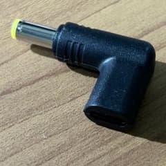 USB Type-C to DC 変換アダプター L字型のサムネイル