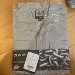 Dickies シルバーグレー 長袖ツナギLサイズのサムネイル
