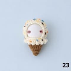 23【アイスクリーム／8cmぬい】 23【アイスクリーム／8cmぬい】《6点目プレゼント‪✕‬》 - メルカリ