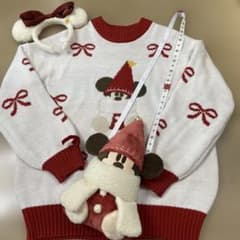 ディズニークリスマス 2025 リルリンリン セーター ポシェット