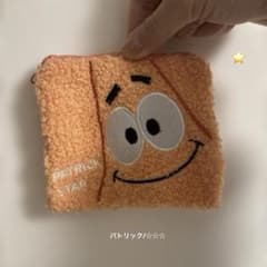 【美品】スポンジボブ　もこもこスクエアポーチ パトリックのサムネイル
