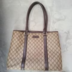 GUCCIトートバッグ 114288 本革 GGスプリーム GUCCIトートバッグ 114288 本革 GGスプリーム - メルカリ