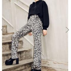 レオパード　フレアパンツ　GRLのサムネイル