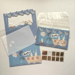 平成レトロ】アメオくん 窓開きレター 三つ折り レターセット - メルカリ