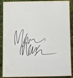 Marilyn Manson 直筆サイン色紙 来日時入手 マリリン・マンソン - メルカリ