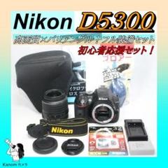 ⭐Nikon D5300 初心者 入門セット⭐人気品 高機能 一眼レフ ⭐初心者フル装備キット Nikon D5300 人気モデル⭐高機能 一眼