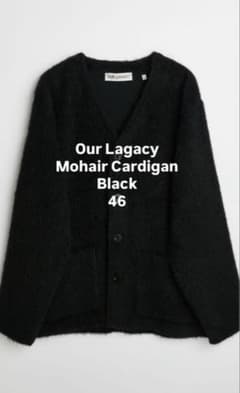 Our Legacy Mohair Cardigan Black 46のサムネイル