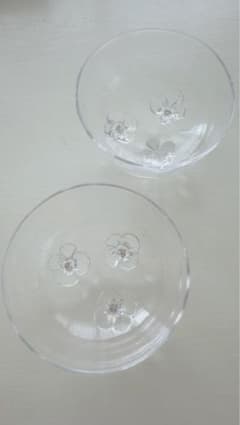 Sghr スガハラガラス カメリアボウル 13cm鉢 2つセット訳あり - メルカリ