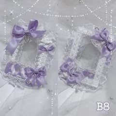 【24】B8 むらさき 両面使用可能 トレカケースのサムネイル