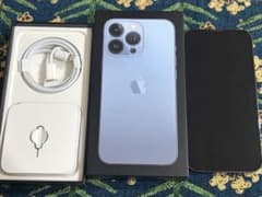 Apple iPhone 13 Pro シエラブルー 本体 箱付 残量82% - メルカリ