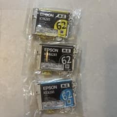 EPSON 純正インクカートリッジ 62シリーズ 3色セット - メルカリ