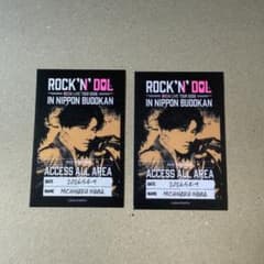 B&ZAI バンザイ 稲葉通陽 ステッカー 武道館 ROCK'N'DOL　2枚のサムネイル