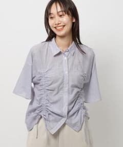 【美品】niko and...ドロストシャーリングリボンブラウスのサムネイル