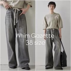 WhimGazette名品ドロストデニムパンツ 38 - メルカリ