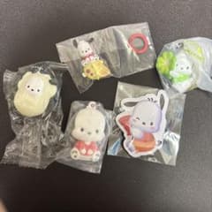 ポチャッコ ガチャガチャ まとめ売り 5点セットのサムネイル