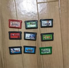 ゲームボーイカセット×9のサムネイル