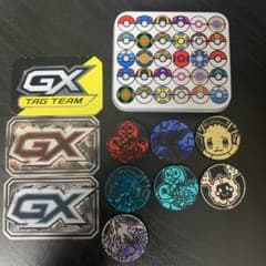 缶ケースモンスターボール柄 GXマーカー3種類 コイン7枚のセットですのサムネイル