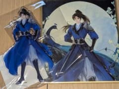 두초와 그의 흰 고양이 사존 복권 당당 B상 아크릴 스탠드 피규어 색종이 薛蒙