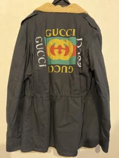 美品】GUCCI ミリタリージャケット ボア 48サイズ - メルカリ