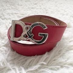 良品/DOLCE&GABBANA/DGロゴシルバー金具/ベルト/レッド/メンズ 良品/DOLCE&GABBANA/DGロゴシルバー金具/ベルト/レッド/メンズ - メルカリ