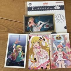 一番くじ物語シリーズ〜儂と私と僕の晴衣装〜G賞ステッカーセット　4枚のサムネイル