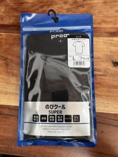 proの　多機能冷感半袖丸首Tシャツ L ブラックのサムネイル