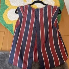 GU ストライプ ノースリーブ ブラウスのサムネイル
