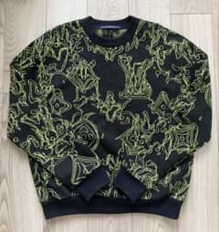 極美品】LOUIS VUITTON ウェイビーモノグラム クルーネックニット