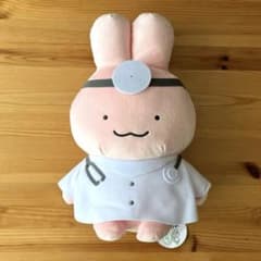 ホワイトタイガーとブラックタイガー BIGぬいぐるみ　うさぎ先生