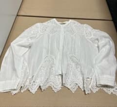 カレンソロジー コットン 刺繍 レース ブラウス ホワイト - メルカリ