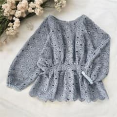 極美品✨インナー付き】TIARA ティアラ ボタニカル 総レースブラウス 