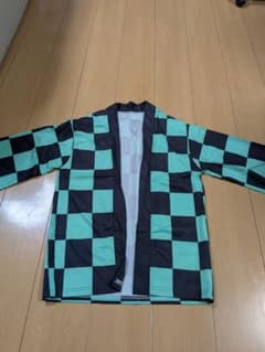 鬼滅の刃　炭治郎 羽織 コスプレ衣装 キッズのサムネイル