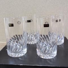 HOYA クリスタルガラス カットグラス 4個セットのサムネイル