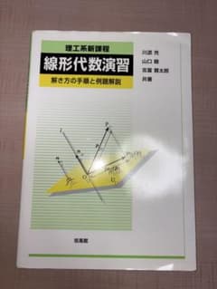 線形代数演習 解き方の手順と例題解説のサムネイル