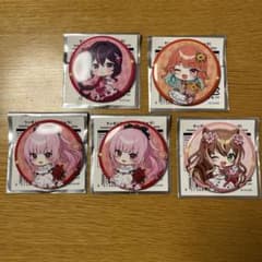 ホロライブ缶バッジ 5個セットのサムネイル