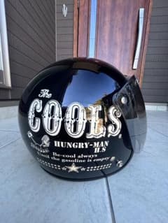 72jam COOLSコラボヘルメットCOOLS HUNGRY MAN ブラックのサムネイル