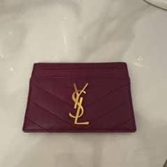 YSL パープルレザー カードケースのサムネイル