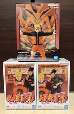 NARUTOフィギュア　一楽でのひととき・時を超えた出陣　３体セット