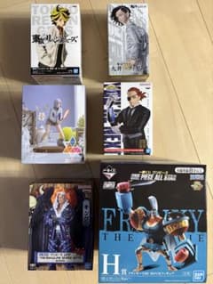 新品未開封　アニメ フィギュア 6体まとめ売りのサムネイル