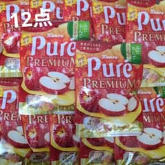 Kanro 퓨레구미 프리미엄 후지 사과 스파클링 기간 한정