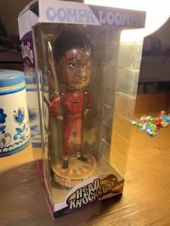 未使用 フィギュア チャーリーとチョコレート工場 ウンパ・ルンパ ヘッドノッカー ウンパルンパ(赤) ヘッドノッカー チャーリーとチョコレート工場