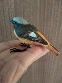 ジョウビタキのバードカービング - メルカリ