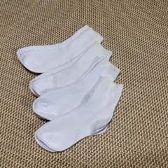 靴下／スクールソックス／白のサムネイル