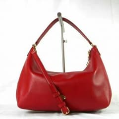 COACH コーチ ペルブドレザー2WAYショルダーバッグ クラシックレッドのサムネイル