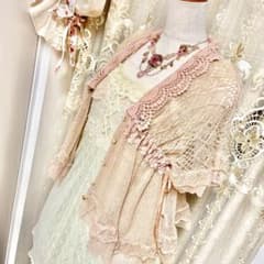 axes femme 鍵編みピンクカーディガン Y2K coquette 姫カジ - メルカリ