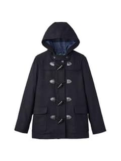 EASTBOY ブラック ダッフルコート 11号のサムネイル