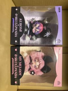 KUROMI x MY MELODY SKULLPANDA ぬいぐるみセットのサムネイル