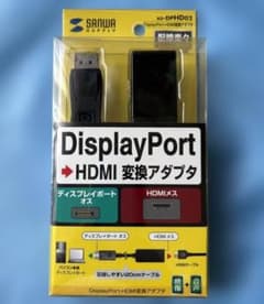 SANWA SUPPLY DisplayPort-HDMI変換アダプタのサムネイル